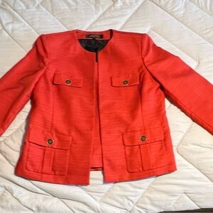 Women's Orange Kasper Jacket and Vest
